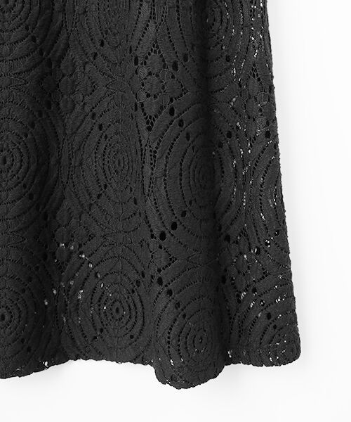 TABASA / タバサ ロング・マキシ丈ワンピース | サークル ラッセルレース ワンピース | 詳細4