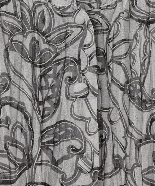 TABASA / タバサ ロング・マキシ丈ワンピース | レトロフラワー プリント ワンピース | 詳細1