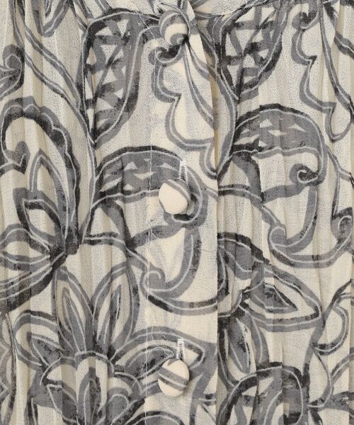 TABASA / タバサ ロング・マキシ丈ワンピース | レトロフラワー プリント ワンピース | 詳細6