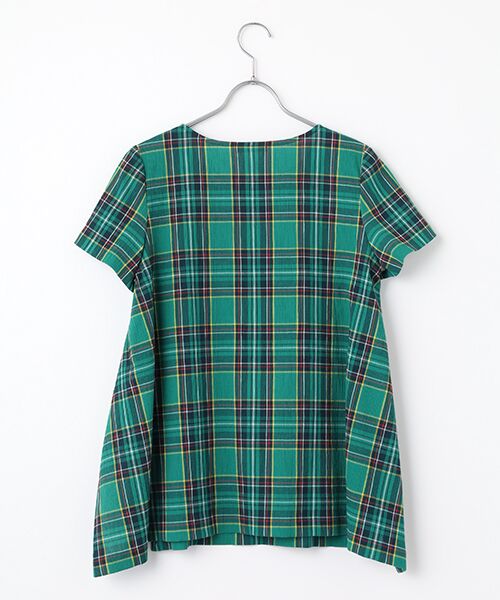 TABASA / タバサ チュニック | タータンチェック 楊柳 チュニック | 詳細1