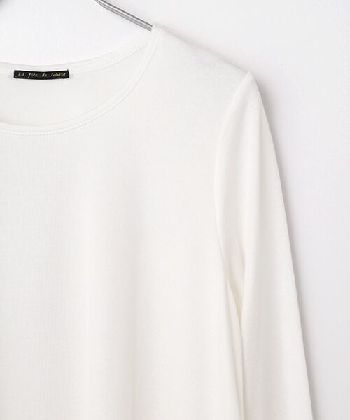 TABASA / タバサ チュニック | サテン × カットソー チュニック | 詳細2