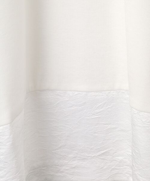 TABASA / タバサ チュニック | サテン × カットソー チュニック | 詳細4