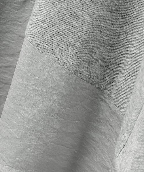 TABASA / タバサ チュニック | サテン × カットソー チュニック | 詳細5