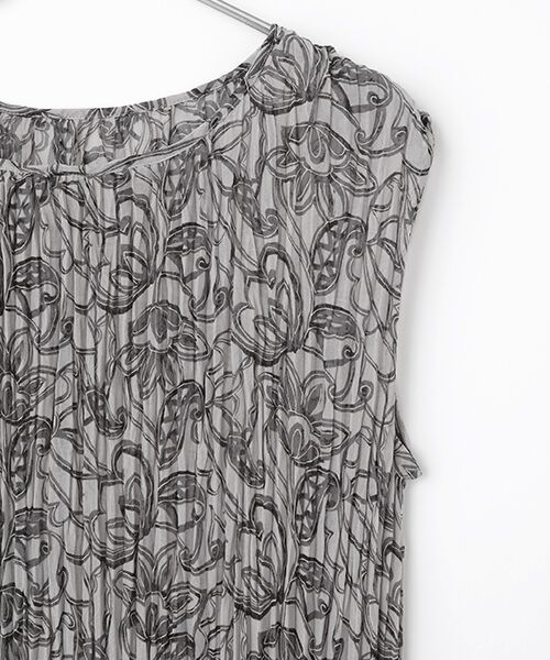 TABASA / タバサ チュニック | レトロフラワー プリント チュニック | 詳細2