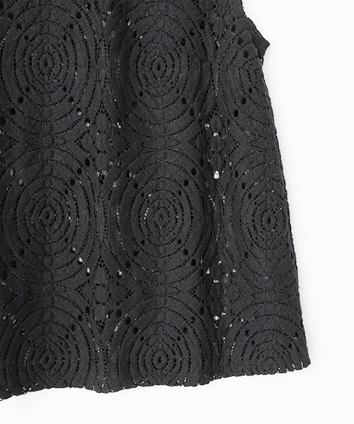 TABASA / タバサ シャツ・ブラウス | サークル ラッセルレース ブラウス | 詳細3