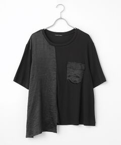 TABASA / タバサ シャツ・ブラウス | サテン × カットソー ブラウス