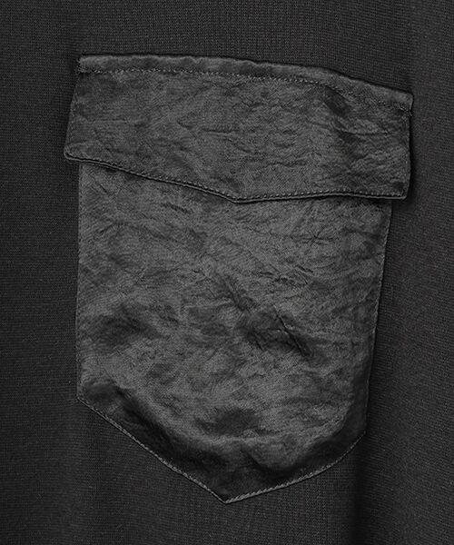 TABASA / タバサ シャツ・ブラウス | サテン × カットソー ブラウス | 詳細1