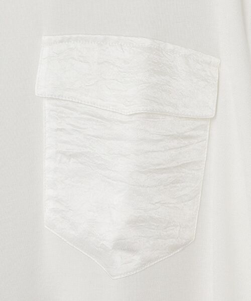 TABASA / タバサ シャツ・ブラウス | サテン × カットソー ブラウス | 詳細2