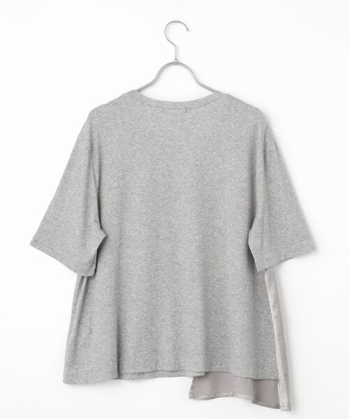 TABASA / タバサ シャツ・ブラウス | サテン × カットソー ブラウス | 詳細3