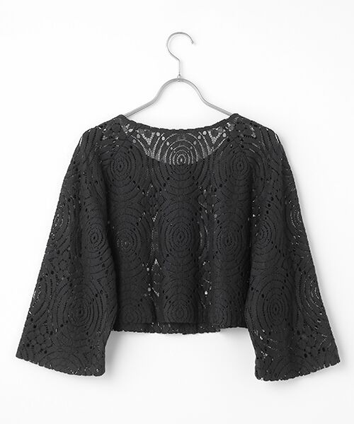 TABASA / タバサ カーディガン・ボレロ | サークル ラッセルレース ボレロ | 詳細1