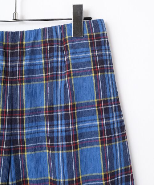TABASA / タバサ その他パンツ | タータンチェック 楊柳 パンツ | 詳細3
