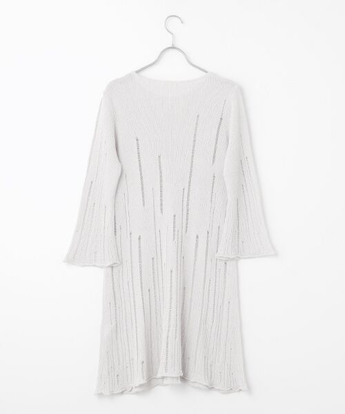 TABASA / タバサ チュニック | ペーパーヤーン 透かし チュニック | 詳細2