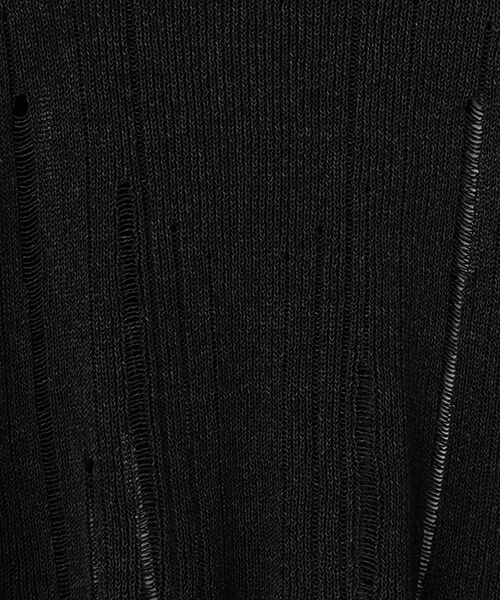 TABASA / タバサ ニット・セーター | ペーパーヤーン 透かし スリーブレスニット | 詳細1