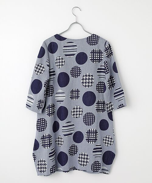 TABASA / タバサ チュニック | 風通 ドット ジャガード チュニック | 詳細1