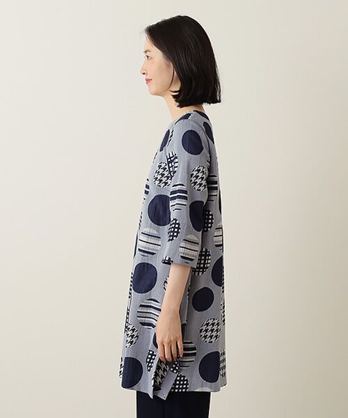 TABASA / タバサ チュニック | 風通 ドット ジャガード チュニック | 詳細6