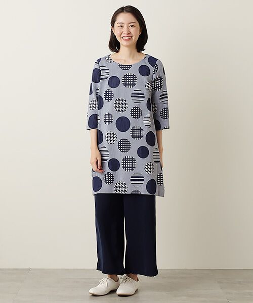TABASA / タバサ チュニック | 風通 ドット ジャガード チュニック | 詳細8