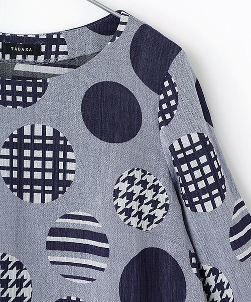 TABASA / タバサ チュニック | 風通 ドット ジャガード チュニック | 詳細2