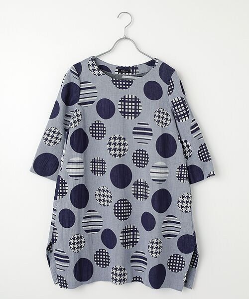 TABASA / タバサ チュニック | 風通 ドット ジャガード チュニック | 詳細9