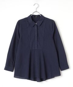 TABASA / タバサ シャツ・ブラウス | ナチュラル タイプライター ビブヨーク ブラウス