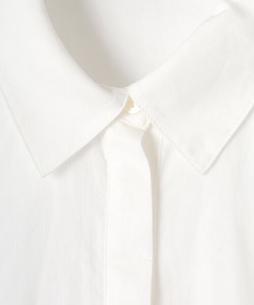 TABASA / タバサ シャツ・ブラウス | ナチュラル タイプライター ビブヨーク ブラウス | 詳細1