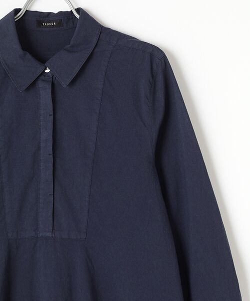 TABASA / タバサ シャツ・ブラウス | ナチュラル タイプライター ビブヨーク ブラウス | 詳細3