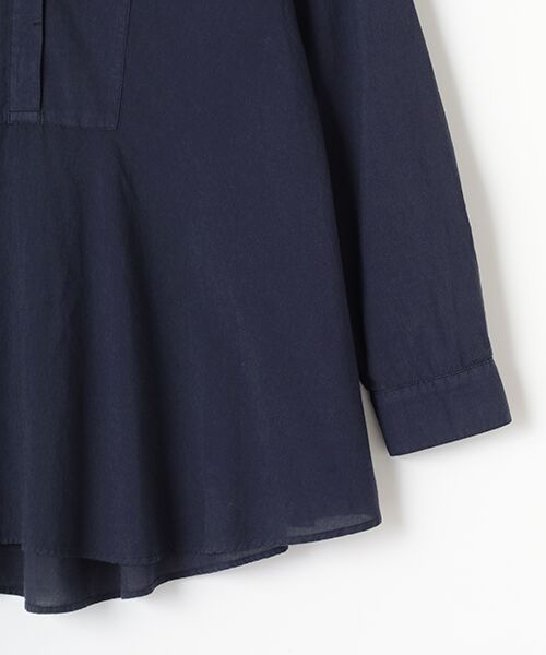 TABASA / タバサ シャツ・ブラウス | ナチュラル タイプライター ビブヨーク ブラウス | 詳細4