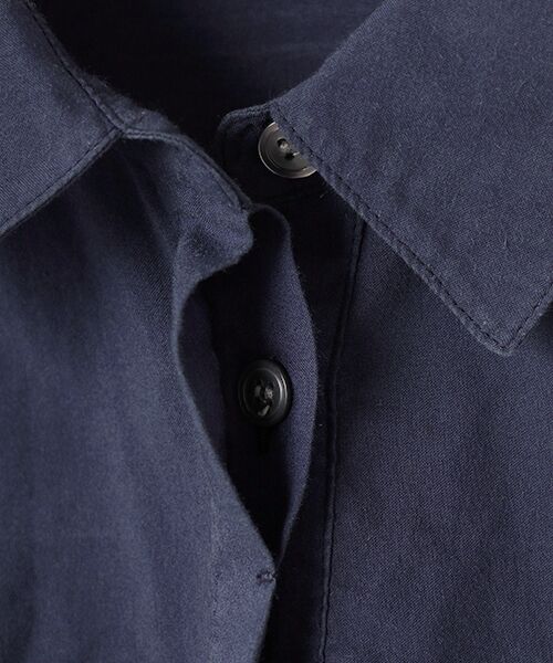 TABASA / タバサ シャツ・ブラウス | ナチュラル タイプライター ビブヨーク ブラウス | 詳細5