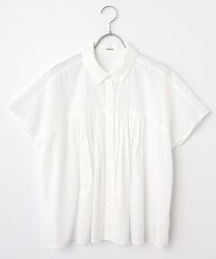 TABASA / タバサ シャツ・ブラウス | ナチュラル タイプライター タック ブラウス