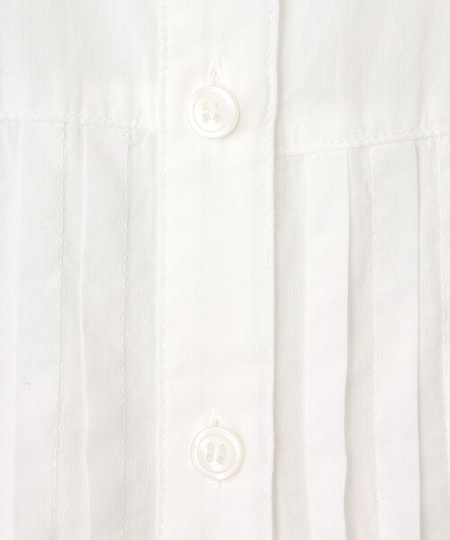 TABASA / タバサ シャツ・ブラウス | ナチュラル タイプライター タック ブラウス | 詳細1