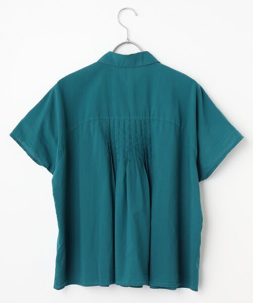 TABASA / タバサ シャツ・ブラウス | ナチュラル タイプライター タック ブラウス | 詳細2