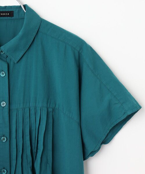 TABASA / タバサ シャツ・ブラウス | ナチュラル タイプライター タック ブラウス | 詳細3