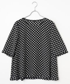 TABASA / タバサ シャツ・ブラウス | 梨地ストレッチ ドットプリント ブラウス