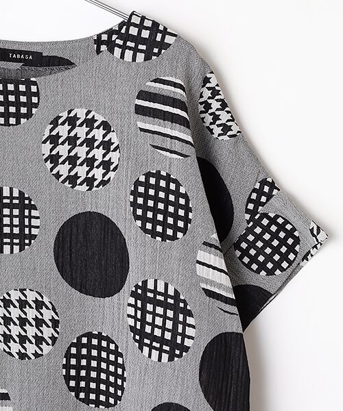 TABASA / タバサ シャツ・ブラウス | 風通 ドット ジャガード ブラウス | 詳細3