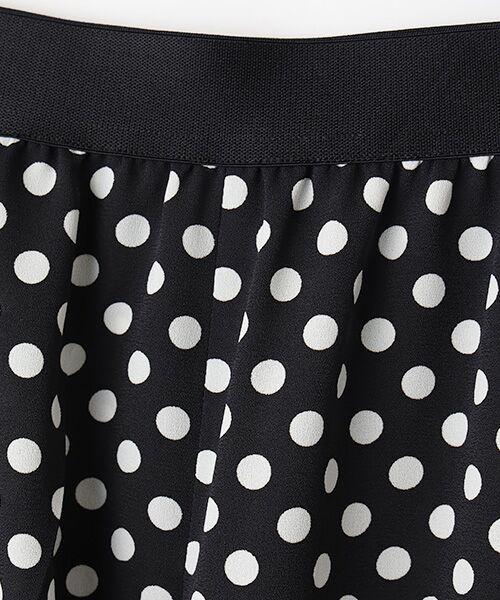 TABASA / タバサ その他パンツ | 梨地ストレッチ ドットプリント パンツ | 詳細5