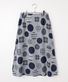 TABASA / タバサ ロング・マキシ丈スカート | 風通 ドット ジャガード スカート