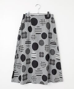 TABASA / タバサ ロング・マキシ丈スカート | 風通 ドット ジャガード スカート