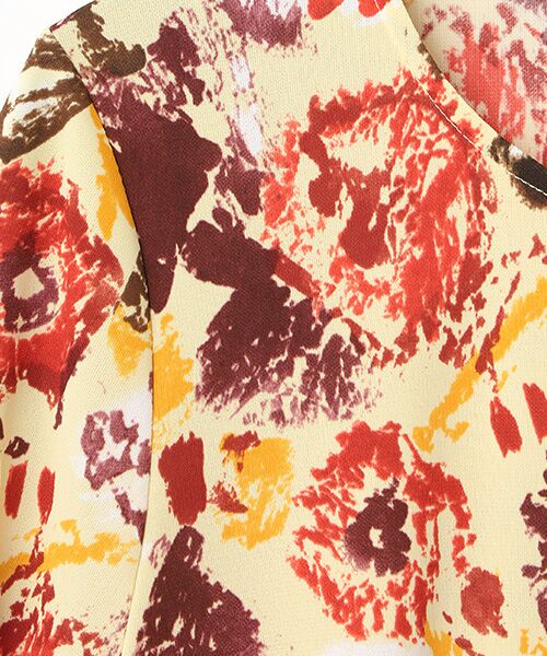 TABASA / タバサ チュニック | ペイントフラワー チュニック | 詳細1