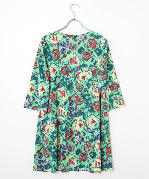 TABASA / タバサ チュニック | ペイントフラワー チュニック | 詳細2