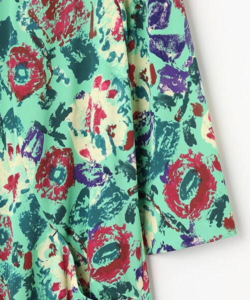 TABASA / タバサ チュニック | ペイントフラワー チュニック | 詳細4