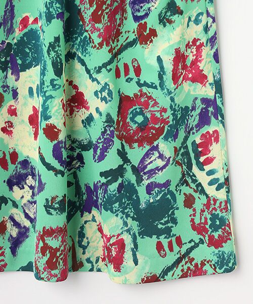 TABASA / タバサ チュニック | ペイントフラワー チュニック | 詳細5