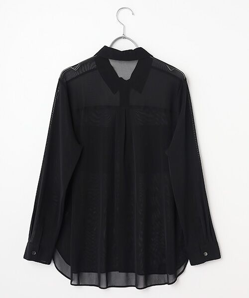 TABASA / タバサ シャツ・ブラウス | ポリエステル チュール シャツブラウス | 詳細1