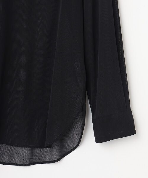 TABASA / タバサ シャツ・ブラウス | ポリエステル チュール シャツブラウス | 詳細3