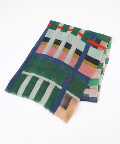 TABASA / タバサ マフラー・ショール・スヌード・ストール | ☆手描き風 多色チェック ストール