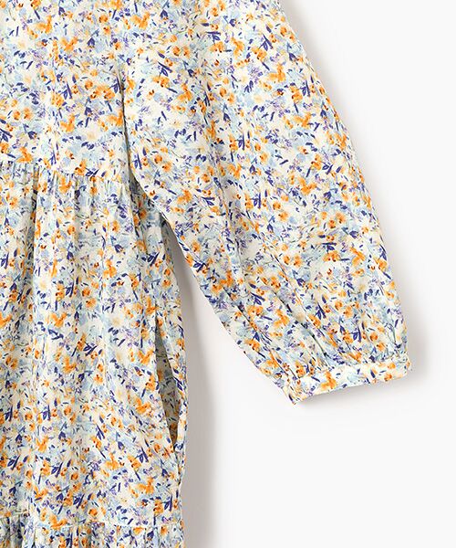 TABASA / タバサ ロング・マキシ丈ワンピース | コットンローン プチフラワー プリント ワンピース | 詳細3