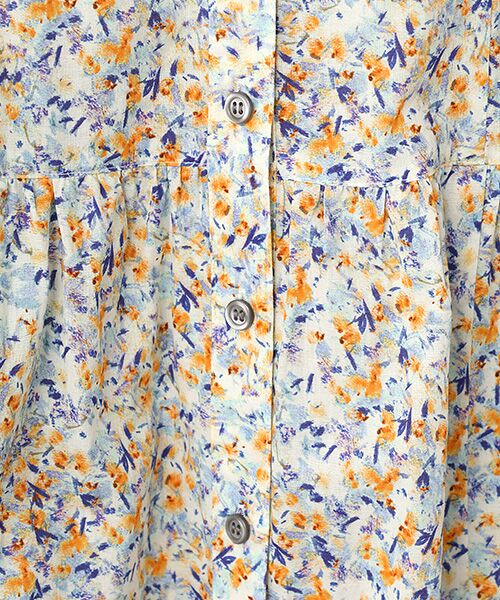 TABASA / タバサ ロング・マキシ丈ワンピース | コットンローン プチフラワー プリント ワンピース | 詳細5