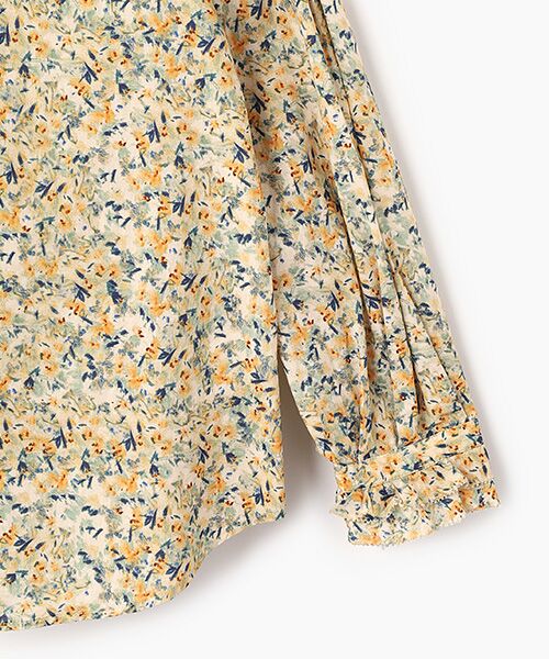 TABASA / タバサ シャツ・ブラウス | コットンローン プチフラワー プリント ブラウス | 詳細3