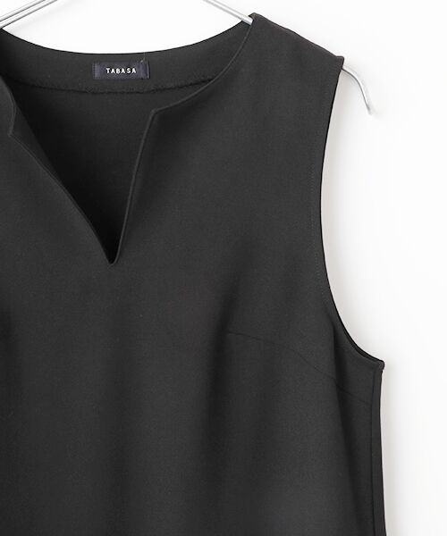 TABASA / タバサ ロング・マキシ丈ワンピース | アルガン ギャバ ジャンパースカート | 詳細3