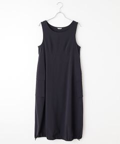 TABASA / タバサ ロング・マキシ丈ワンピース | 撥水 ストレッチタフタ ワンピース