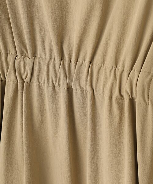 TABASA / タバサ ロング・マキシ丈ワンピース | 撥水 ストレッチタフタ ワンピース | 詳細1