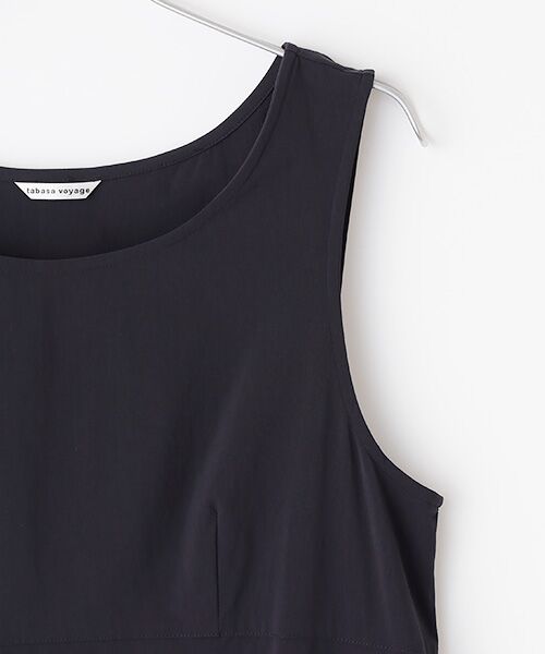 TABASA / タバサ ロング・マキシ丈ワンピース | 撥水 ストレッチタフタ ワンピース | 詳細3